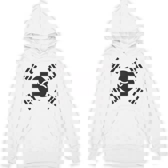 大韓民国 様式化された韓国国旗 ブラック パーカー - Kawaiitshirt