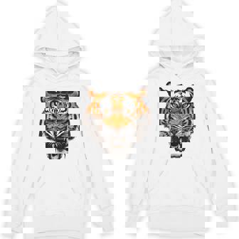 虎の肖像画 虎の恋人 野生動物 森の恋人 パーカー - Kawaiitshirt