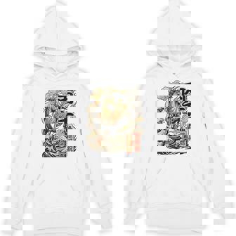 還暦 60歳 丙午 1966年生まれ 火の馬 和柄 波と炎の馬 ヴィンテージ 祝い デザイン パーカー - Kawaiitshirt