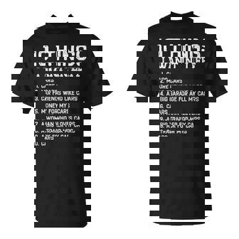 10 Cosas Que Quiero En Laida Es Coches Carguy Petrolhead Car Camiseta unisex - Regaloses