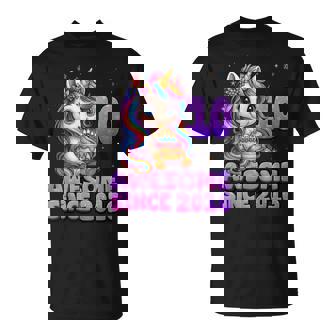 10 Year Old Awesome Since 2016 Unicorn 10Th Birthday Girl T-Shirt - Thegiftio