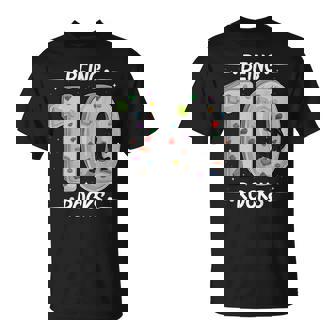 10 Year Old Rock Climbing 10th Birthday Adventures Climber T-Shirt | Mazezy