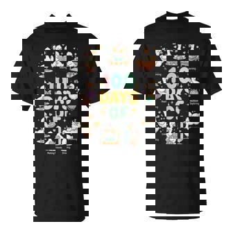 100 Days Of School Cute Goose Teacher Classroom Humor T-Shirt | Seseable FR