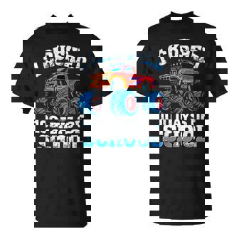 100 Days Of School Monster Truck 100Th Day Of School T-Shirt - Monsterry