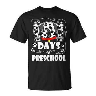101 Days Preschool 100 Days School Dog 100Th Day Students T-Shirt | Mazezy