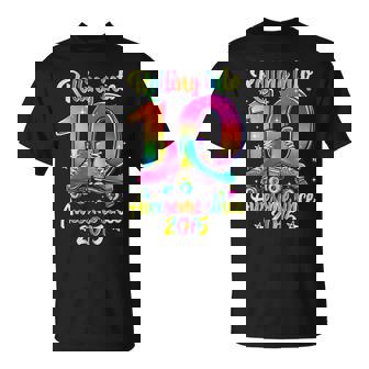 10th Birthday Girl 10 Year Old Roller Skate Skating Party T-Shirt | Mazezy