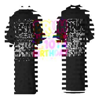 10Th Birthday Girls 10 Years Old Bruh Double Digits Birthday T-Shirt - Monsterry