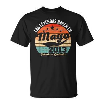 11 Años Cumpleaños Las Leyendas Nacen En Mayo De 2013 Camiseta unisex - Regaloses