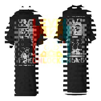 12 Cumpleaños Niño Niña 12 Años Gaming Controller Gamer Camiseta unisex - Regaloses