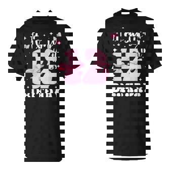 12Th Coquette Themed Birthday Twelve Year Old Girl Bow T-Shirt - Monsterry