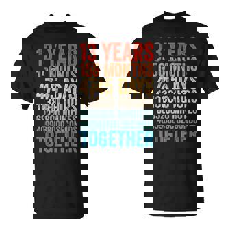 13年目の記念日 彼 彼女 カップル 13回目の結婚 Tシャツ - Kawaiitshirt