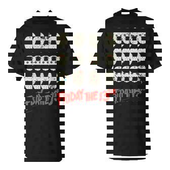 13日の金曜日 ハロウィン デザインマスク Tシャツ - Kawaiitshirt