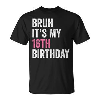 16Th Birthday Nage Girl Birthday T-Shirt - Thegiftio UK