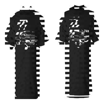 1972 72 Chevys Nova 2 Classic Car Old School Muscle Car T-Shirt | Mazezy