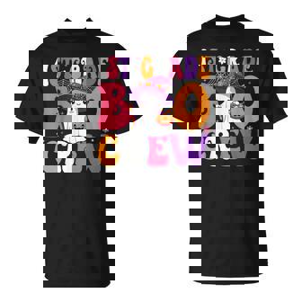 1St Grade Boo Crew Halloween First Grade Halloween Teacher T-Shirt | Seseable FR