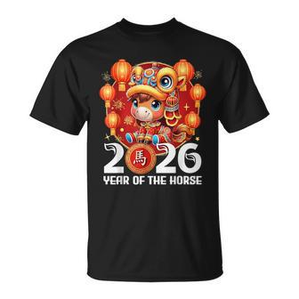 2026 Year Of The Horse Chinese New Year Zodiac T-Shirt | Mazezy