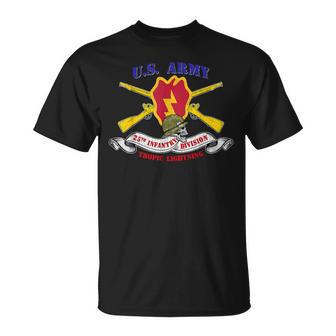 25Th Infantry Division 25Th Id Veteran Tropic Lightning T-Shirt | Mazezy