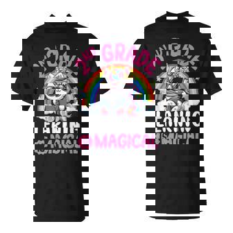 2Nd Grade Unicorn Cat Magical Caticorn Back Tochool Tシャツ - Kawaiitshirt