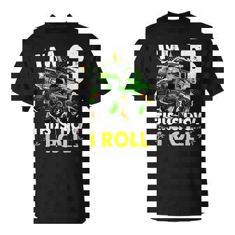 3 Year Old Monster Truck Birthday Boy T-Shirt | Seseable CA