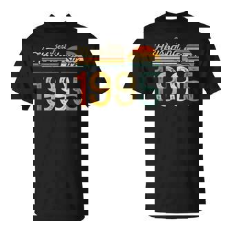 30th Wedding Anniversary 30 Years Best Husband Since 1995 T-Shirt | Mazezy