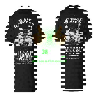 38 Geburtstag Mann Frau 38 Jahre 1987 Deko Lustig Geschen T-Shirt - Seseable
