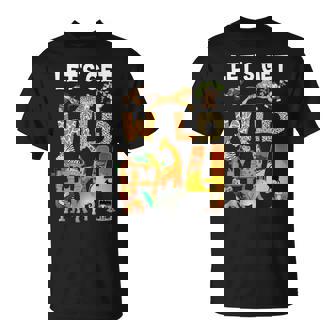 4 Year Old Zoo Birthday Safari Jungle Animal 4Th Bday T-Shirt | Mazezy