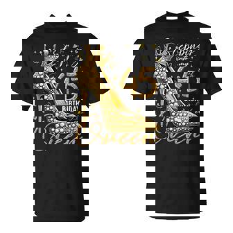 45 Year Old High Heels Stepping Into My 45Th Birthday T-Shirt - Thegiftio