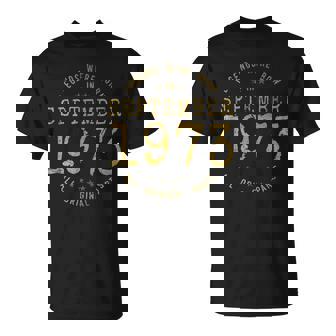 48 Años Cumpleaños Las Leyendas Nacen Eneptiembre De 1973 Camiseta unisex - Regaloses