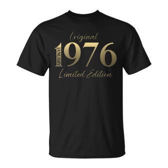 50 Ans Anniversaire Homme Cadeau Janvier 1976Intage T-Shirt - Cadeauxyz