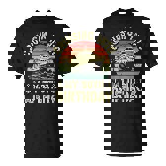 50 Years Old Birthday Cruising Into My 50Th Birthday Cruise T-Shirt - Thegiftio