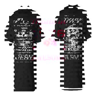 50Th Birthday Made In 1976 50 Years Of Being Awesome Floral T-Shirt | Seseable FR