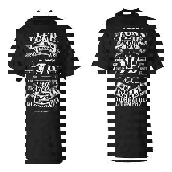 50Th Birthday Vintage Born In 1976 50 Years Old B-Day T-Shirt | Seseable UK