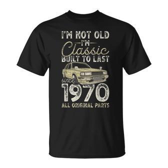 55 Cumpleaños Desde 1970 Coche Clásico 55 Años Camiseta unisex - Regaloses