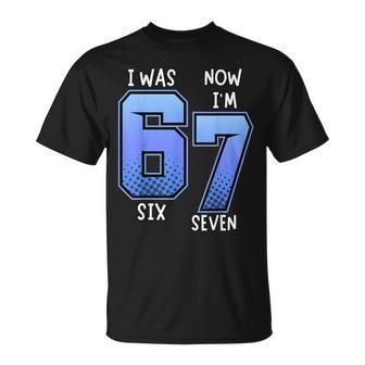 I Was 6 Now I'm 7 Birthday Für Kinder 7 Geburtstag T-Shirt - Geschenkecke
