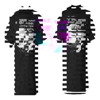 I Was 6 Now I'm 7 Six Seven 7 Years Old Birthday Girl Kpop T-Shirt | Seseable FR