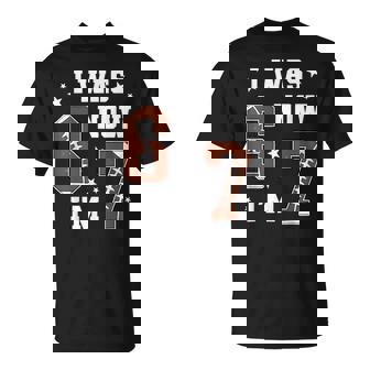 I Was 6 Now I'm 7 Year Old Football Theme 7Th Birthday Boy T-Shirt | Mazezy