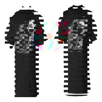 67 Floral Flower Gen 67Th Birthday Number 67 T-Shirt | Seseable UK