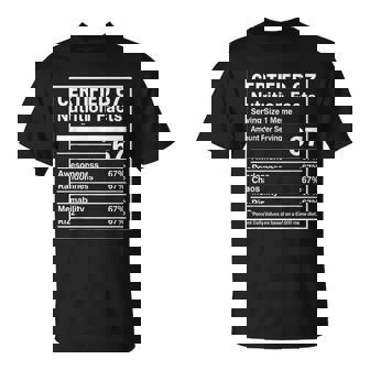 67 Meme Nutrition Facts Six Seven Gen Alpha Z T-Shirt - Monsterry
