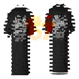 67 Meme Thanksgiving Turkey Day 6 7 Holiday T-Shirt | Mazezy