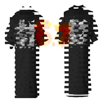 67 Meme Thanksgiving Turkey Day Holiday Six Seven T-Shirt | Mazezy