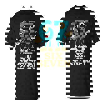 67 シックスセブン 6-7 面白いイタリアンブレインロットスラングゲームミーム 長袖tシャツ Tシャツ - Kawaiitshirt