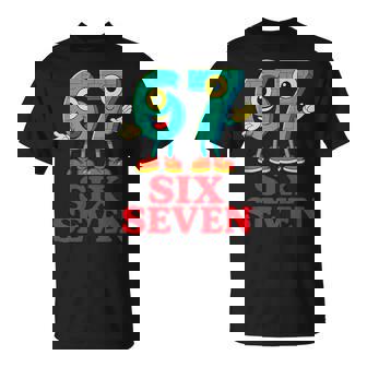 67Ixeven 6-7 Divertido Italiano Brainrot Diversión Niños Juegos Meme Camiseta unisex - Regaloses