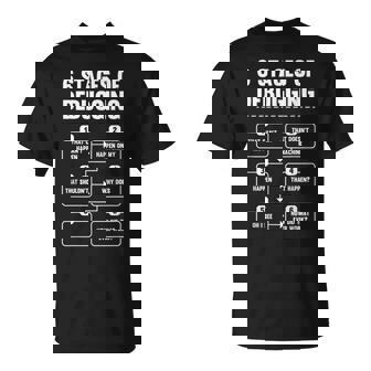 6Tages Of Debugging Lustiges Programmierer Informatiker T-Shirt - Geschenkecke