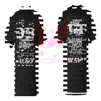 78歳 1948年2月 花柄 78歳 誕生日 男性 女性 Tシャツ - Kawaiitshirt