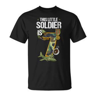 7Th Birthday Army T-Shirt - Thegiftio UK