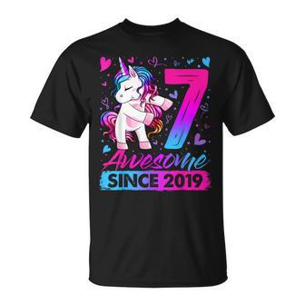 7Th Birthday Girl 7 Year Old 7 Birthday Girl T-Shirt - Thegiftio UK