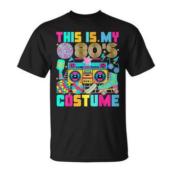 This Is My 80S Costume 1980S Party 80'S Outfit Women T-Shirt - Thegiftio UK