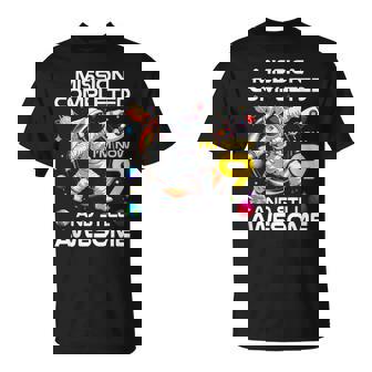 9Th Birthday Astronaut 9 Years Old Outer Space Birthday T-Shirt - Thegiftio