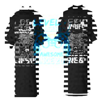 9Th Birthday Boy Level 9 Gamer 9 Year Video Game Party T-Shirt - Monsterry