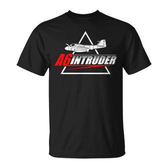 A-6 Intruder De Bombardero Azul Marino Camiseta unisex - Regaloses